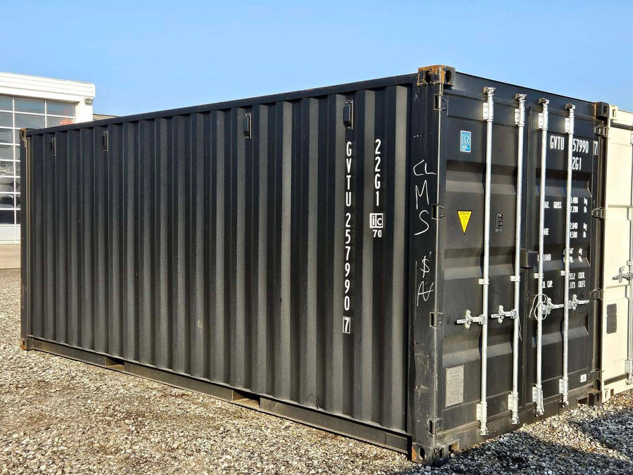 Lækker ny 20 fods container I RAL 9005