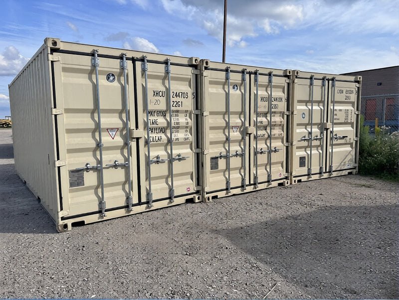 20 fods skibscontainer – (RAL 9001)