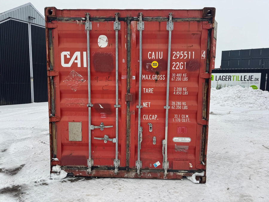 Brugt 20 isoleret container