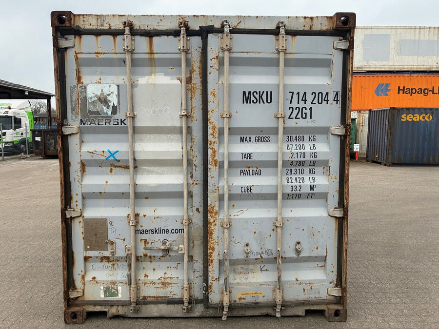 Brugt 20 isoleret container