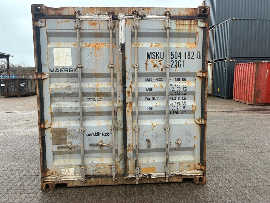 Brugt 20 FODS CONTAINER