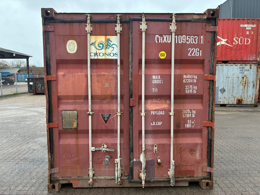 Brugt 20 isoleret container