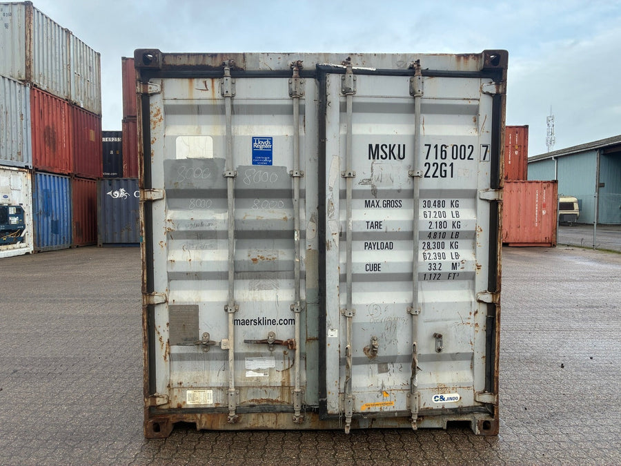 Brugt 20 FODS CONTAINER
