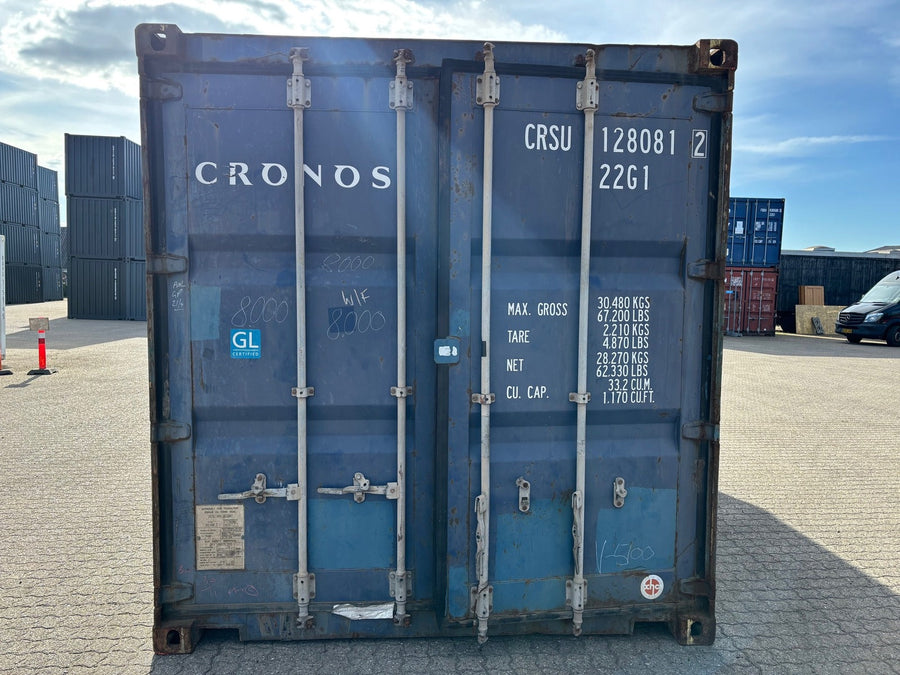 Brugt 20 FODS CONTAINER