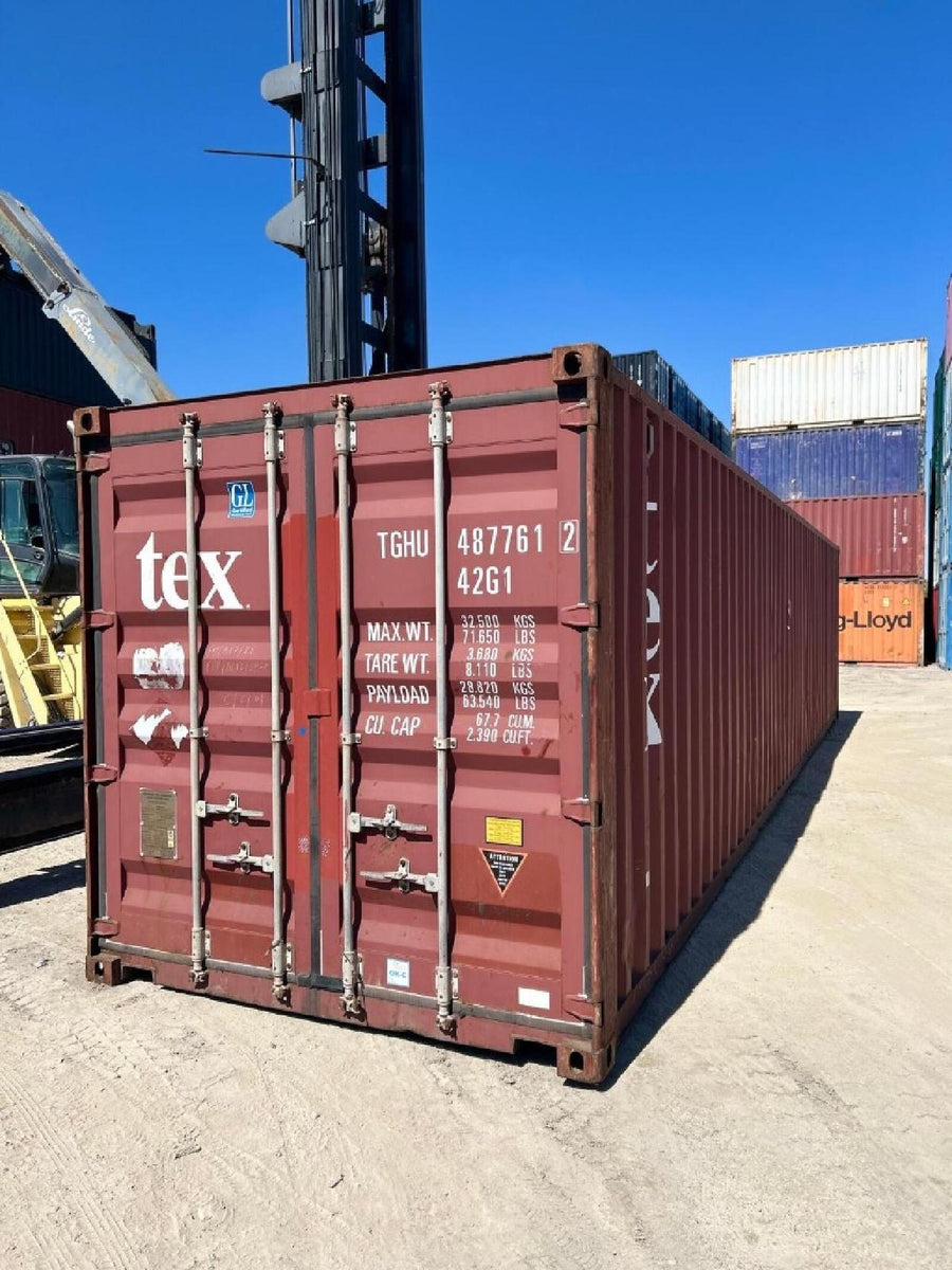 Brugt 40 fods standard skibscontainer – Klar til brug