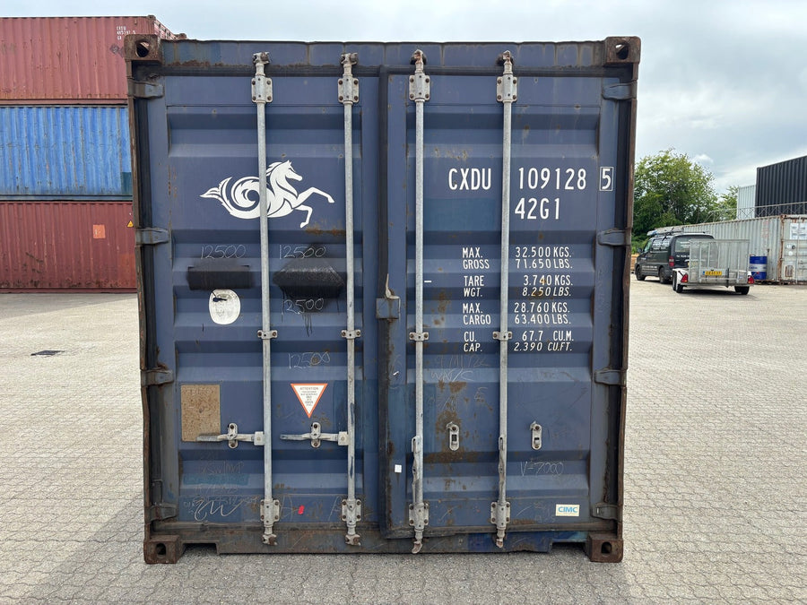 Brugt 40 fods standard skibscontainer – Klar til brug