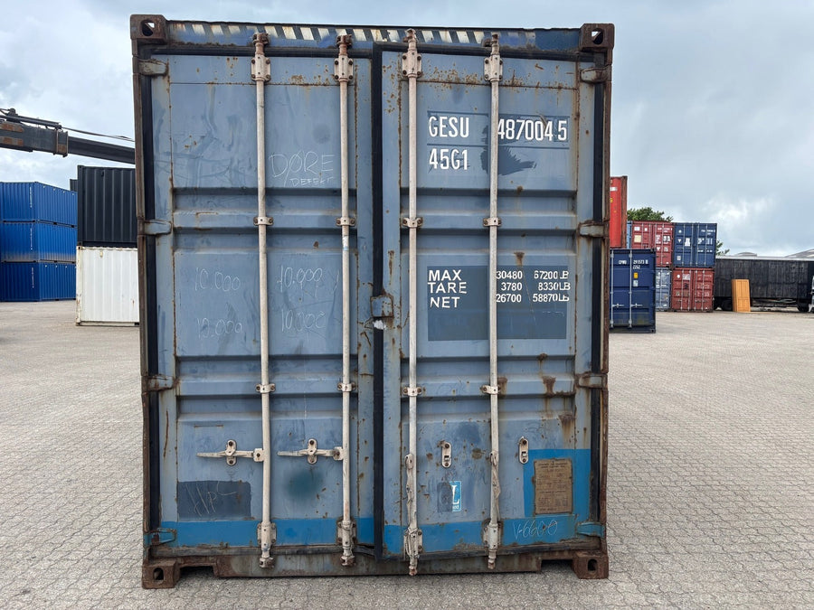 Brugt 40 fods standard skibscontainer – Klar til brug