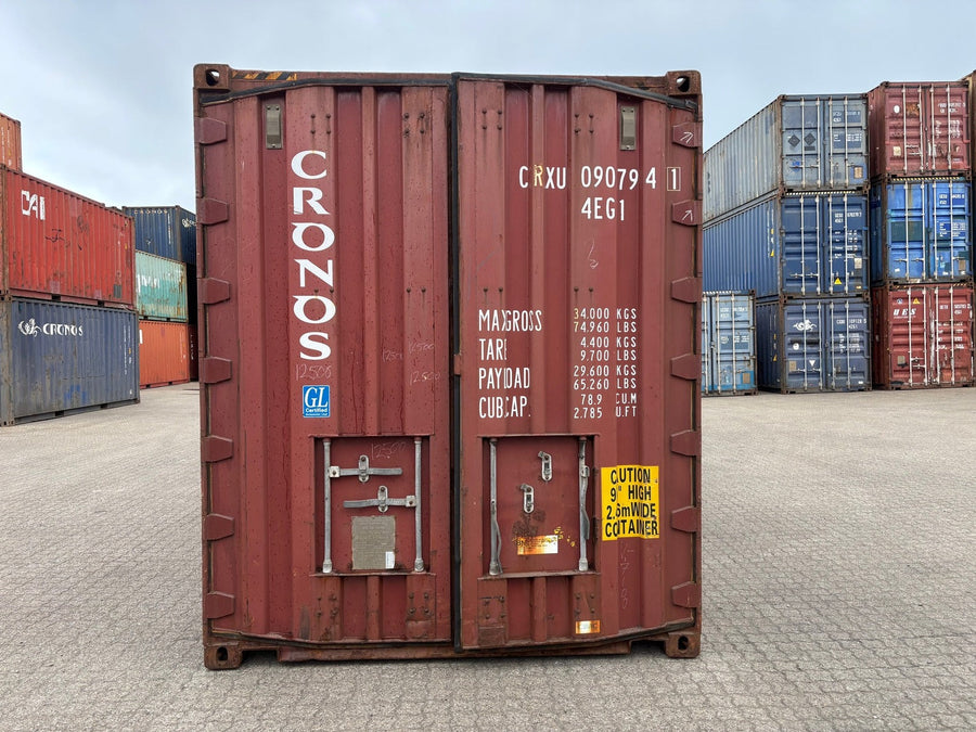 Brugt 40 fods standard skibscontainer – Klar til brug
