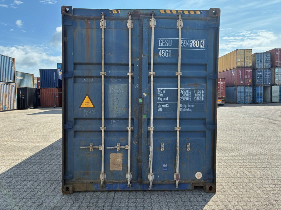 Brugt 40 fods standard skibscontainer – Klar til brug